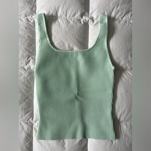 Babaton Sculpt Knit Tank Top - Soft Mint